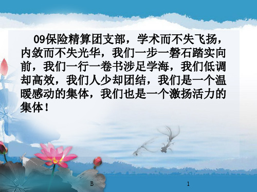 soppt_唯美水墨荷花动态PPT模板