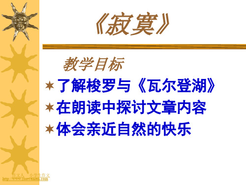 《寂寞》_课件_5_苏教版