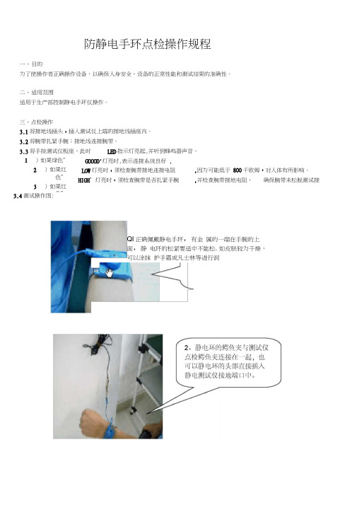 静电手环点检操作规程