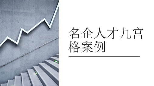 名企人才九宫格案例