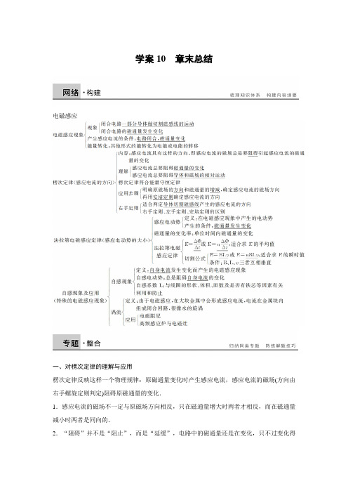 高中物理(教科版,选修32)(课件+word文档+课时作业与单元测试+模块要点回眸)第一章 电磁感应