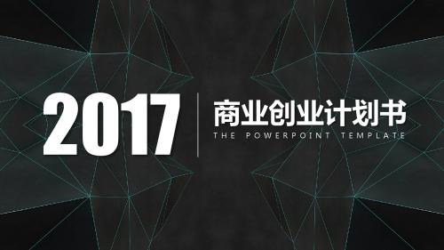 2017商业创业计划书