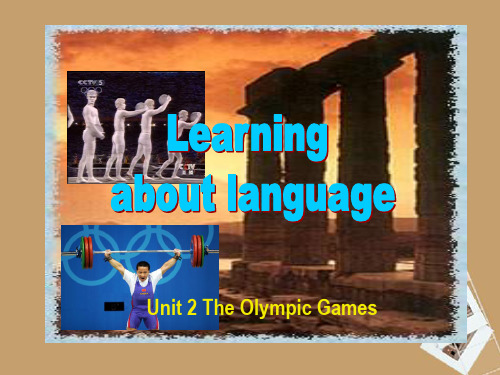 浙江省高中英语 Unit2 Learning about language课件 新人教版必修2