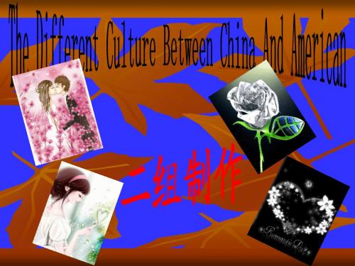 中西方文化差异(英文版)