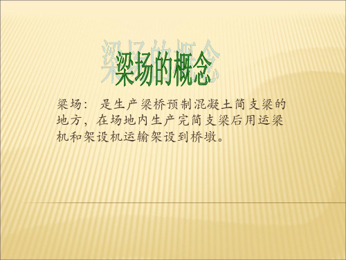 桥梁预制梁场建设非常好带施工照片介绍