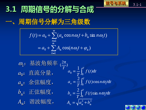 电子教案-信号与系统第四版(含习题解答)-3.1