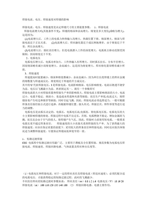 焊接电流