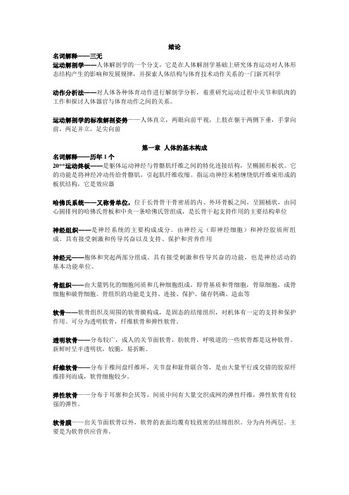 运动解剖学资料1
