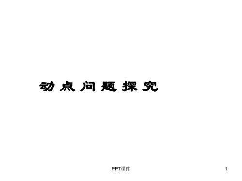八年级四边形动点专题复习  ppt课件
