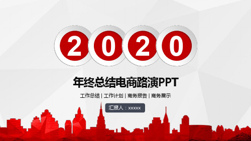 年终总结电商路演PPT