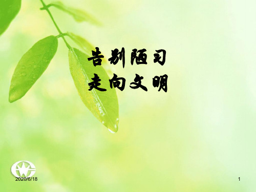 优秀课件讲文明讲卫生,好习惯讲礼貌主题班会