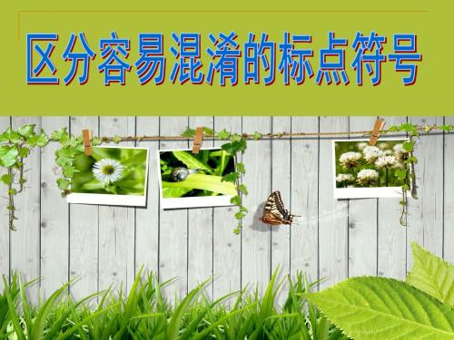 中考标点符号专题-易错标点整理[1]
