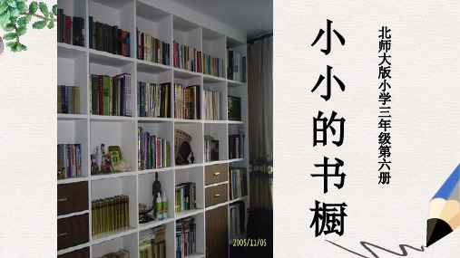 北师大版小学三年级语文下册3.1 小小的书橱精品ppt课件