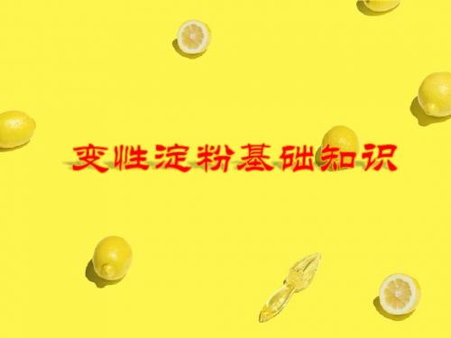 变性淀粉