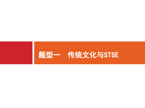 高考化学二轮复习题型一传统文化与STSE课件