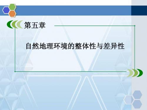 人教版高中地理必修一自然地理环境的差异性精品课件