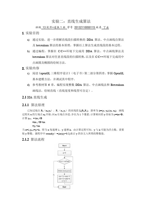 直线生成算法的实现