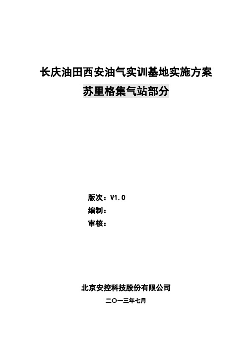 苏里格气田集气站0729