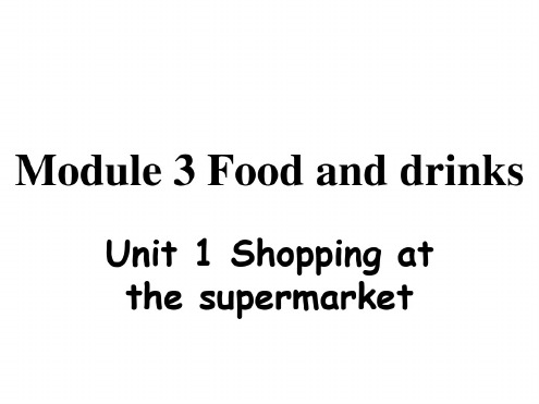 六年级英语Food-and-drinks课件