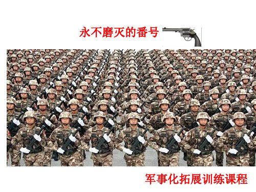 两天军事化拓展课程
