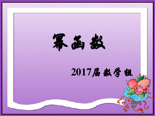 幂函数图像讲解