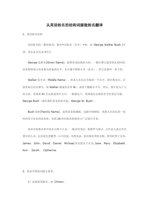 英文姓名