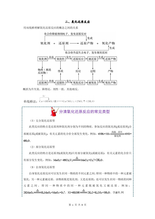 氧化还原反应