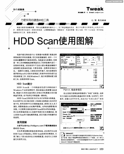 方便实用的硬盘体检工具——HDD Scan使用图解