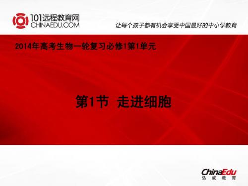 2014年高考一轮复习--走近细胞