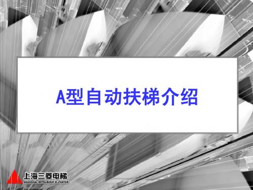 A型扶梯产品介绍