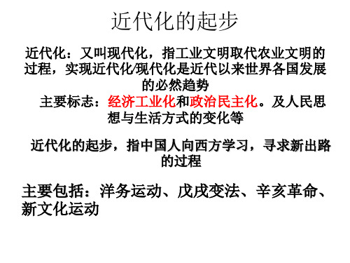 中国近代史时间轴PPT课件