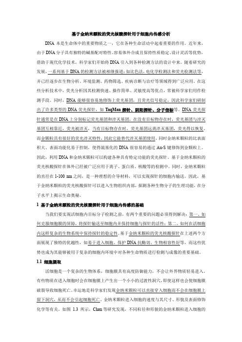 3.8 基于金纳米颗粒的荧光核酸探针用于细胞内传感分析