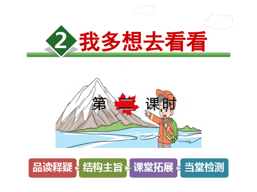 一年级下册语文课件2我多想去看看｜人教部编版2