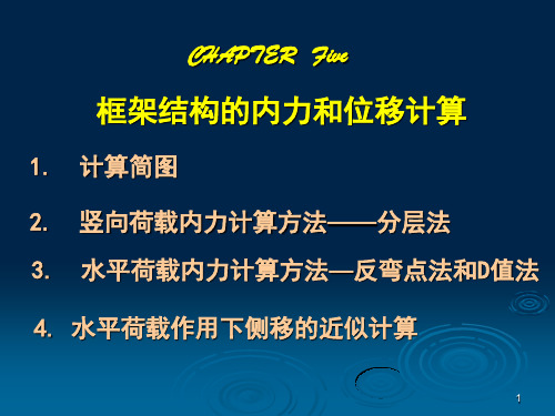 框架结构的内力和位移计算分享