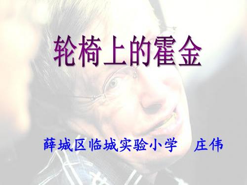 轮椅上的霍金