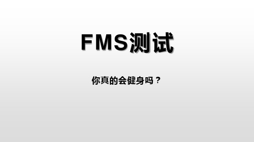 FMS测试 攀(1)
