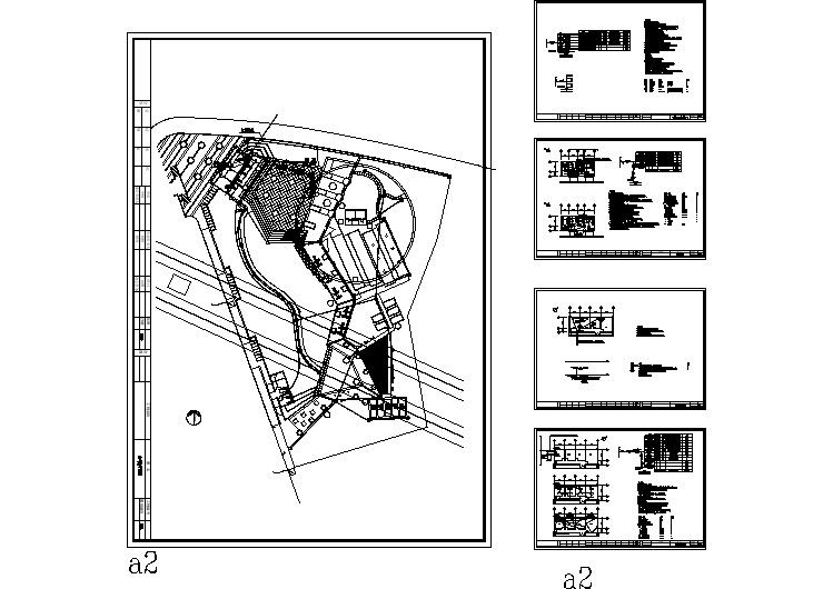 【设计图纸】某公园景观施工图电12.1(精选CAD图例)