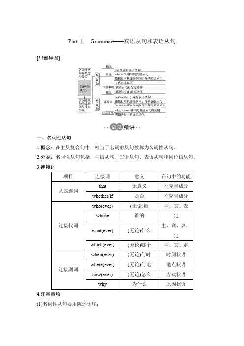 2018-2019学年新课堂高中英语(浙江专用)必修三讲义：Unit 3 Part ⅡWord版含答案