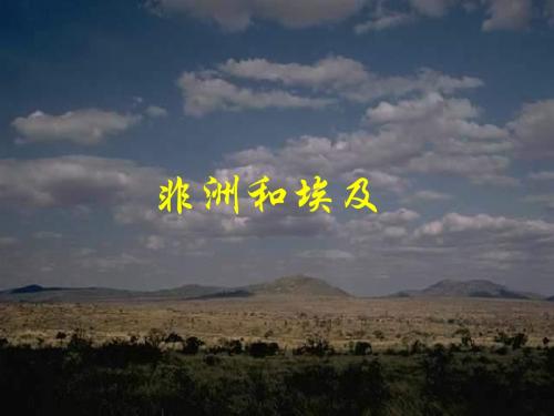 世界地理(非洲和埃及)完整版