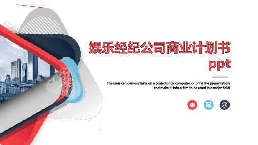 娱乐经纪公司商业计划书ppt