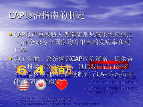 CAP诊治指南的制定ppt课件