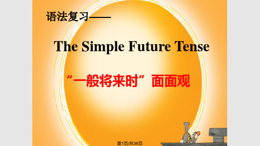 讲课语法一般将来时PPT课件