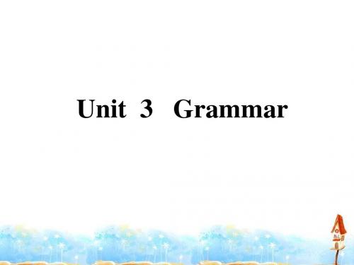 9B +Unit  3 +Grammar课件