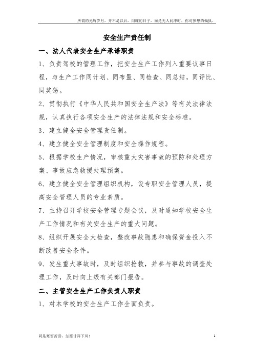 (新)驾校安全生产责任制.[1]