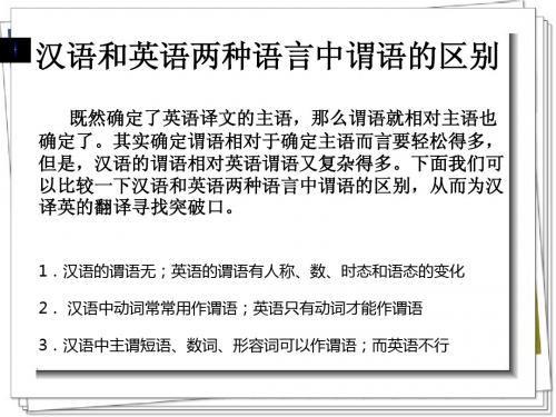 翻译  ppt