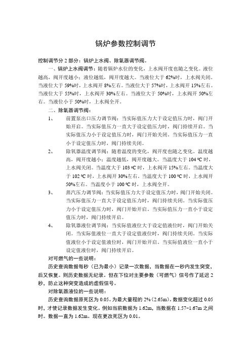 锅炉控制调节