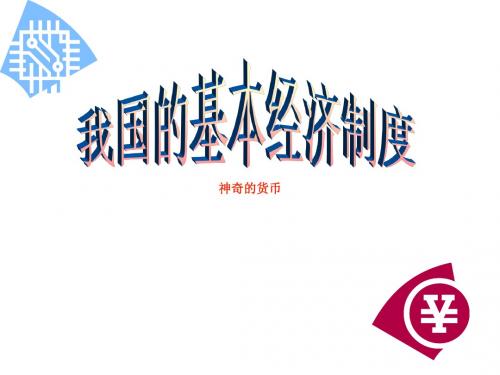 高一政治我国的基本经济制度(1)