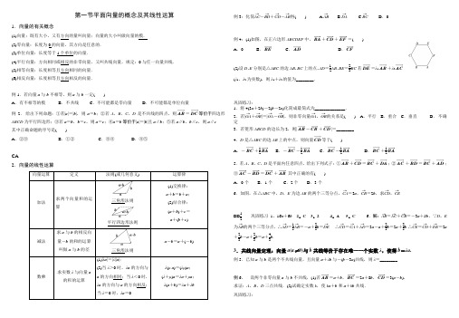 (完整版)平面向量全部讲义