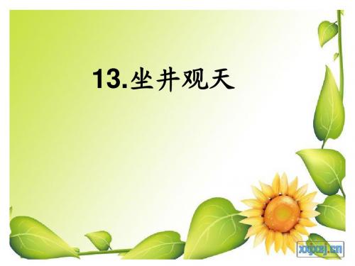 13坐井观天(人教版)