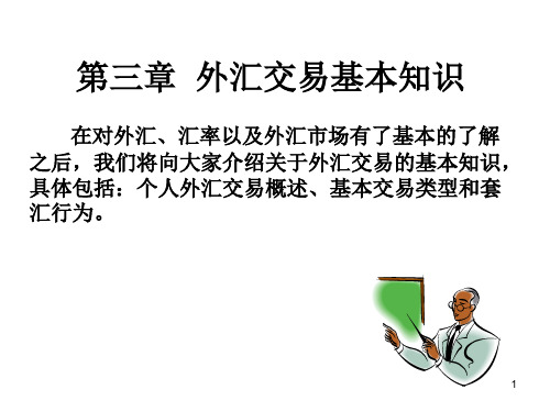 外汇交易基本知识PPT演示文稿